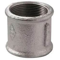 Atusa, Rohrverbindungstechnik, Temperguss Muffe Nr. 270 verzinkt 1"