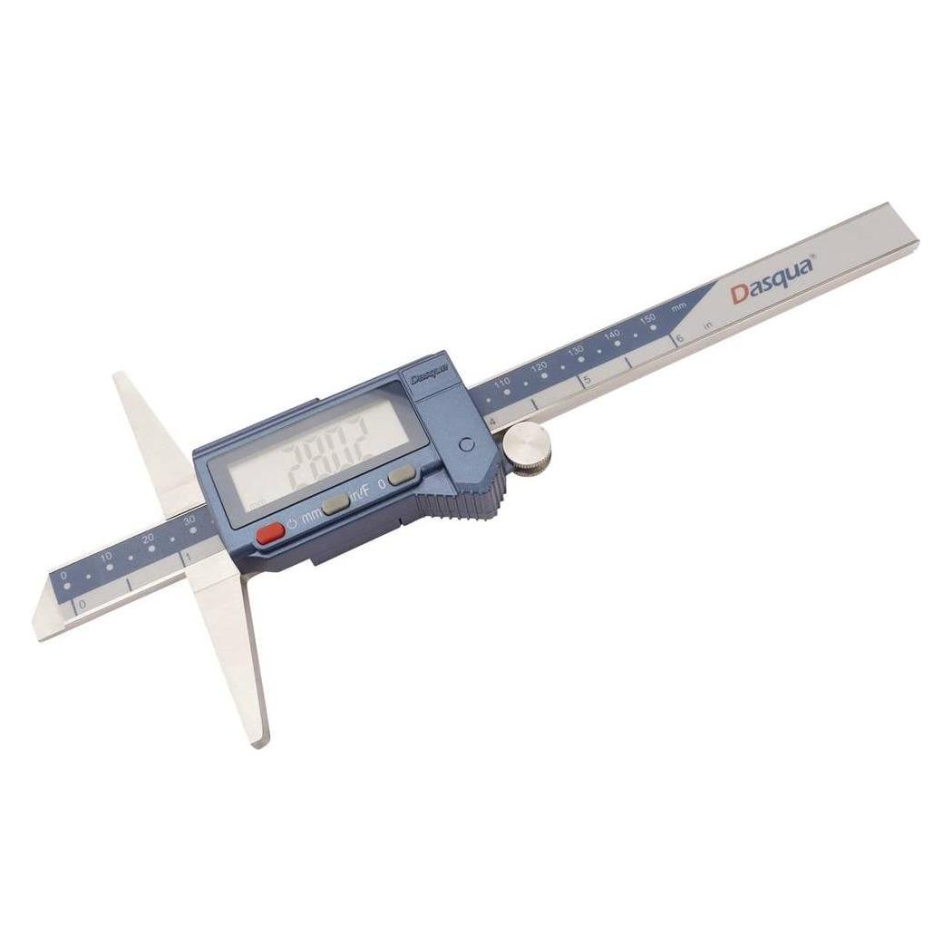 Dasqua 2103-1005 Digitaler Tiefenmessschieber 150mm IP54 (15 cm) (2103-1005)