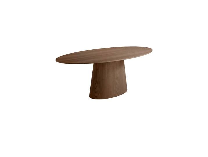 Grosser, ovaler Design Esstisch „Georgias“ Nussbaum Angel Cerdá