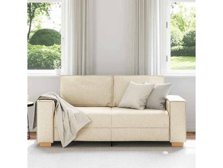 Bon marché *Canapé 2 places ergonomique - COCO - pour bavarder lire - en lin 180x78x84cm C37267185729554