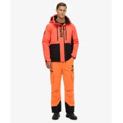 Superdry für Herren. MS110195A Ultimate Freestyle Skihose orange (M), Sportlich, Polyester, Schnee, Draußen