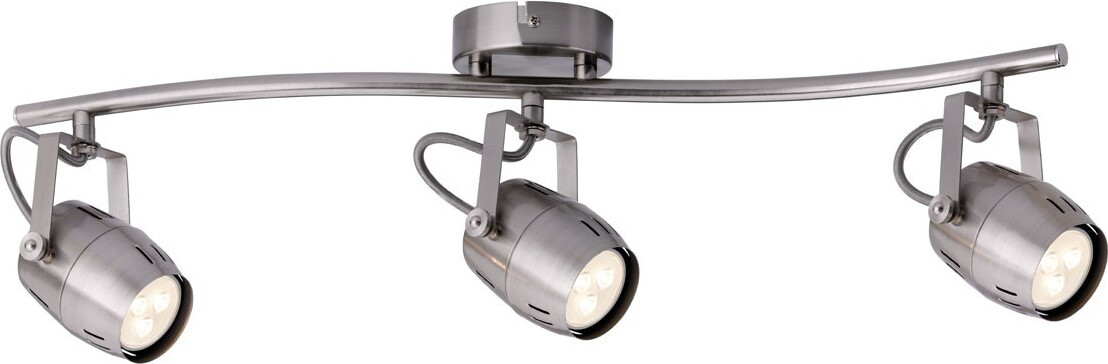 Paulmann Spotlamp Gamma LED accentverlichting, 3x3,5W, GU10, geborsteld nikkelmetaal