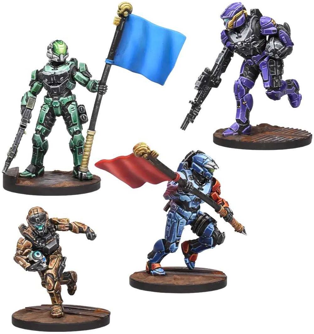 Halo: Flashpoint – Fireteam Wolf Special Issue Set for Halo: Flashpoint, Ages 14+, by Mantic Games