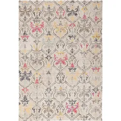Pergamon, Teppich, Kurzflor Designer Teppich Modern Vintage Orient Muster (80 x 150 cm)
