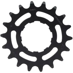 KMC Steck-Zahnkranz 18 Zähne 1/2 x 3/32 CrMo für Enviolo schwarz