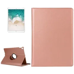 Schutzhülle für iPad Pro 10.5 Tablet Hülle Schutz Tasche Case Cover Rose Gold 360 Grad drehbar Rotation Bumper
