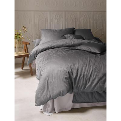 Bettwäsche IRISETTE "Rio 8643", grafit, B/L: 155cm x 220cm, 1 Stk., 1 Stk., Satin, B/L: 80cm x 80cm, 2, Satin, Obermaterial: 100% Baumwolle, Bettwäsche, Bettwäsche, Seidig glänzend, gewebtes Muster, hochwertig