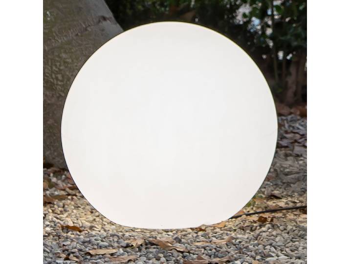home24 Padverlichting Buly type A Ø 50cm wit/wit