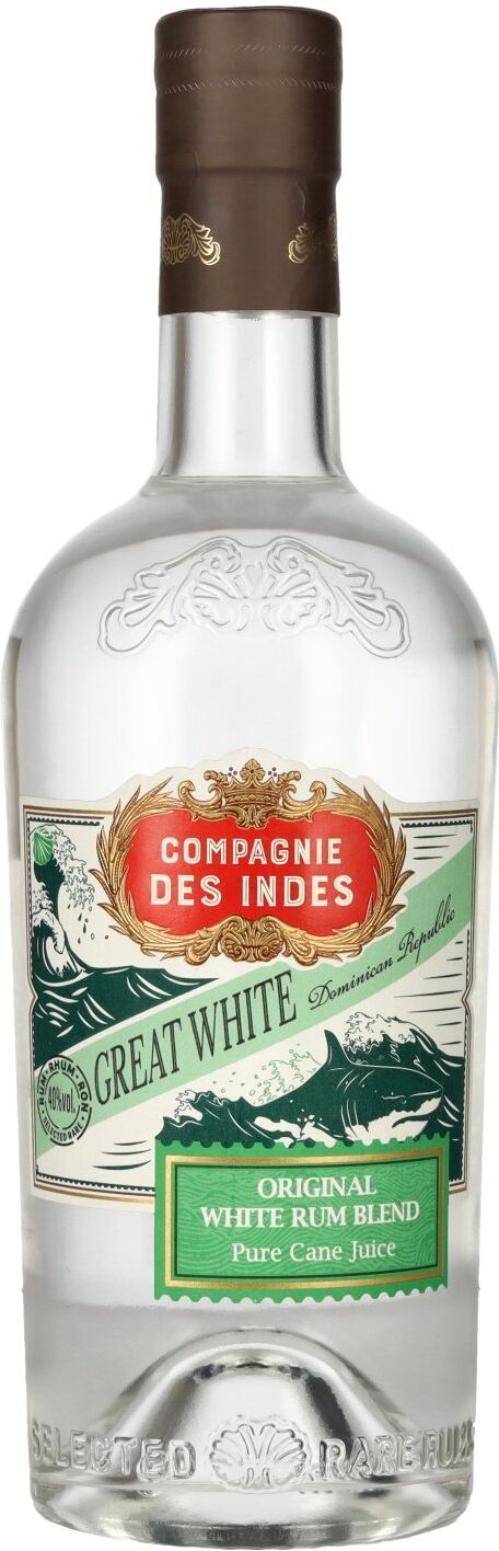 Compagnie des Indes GREAT WHITE Dominican Republic Original White Rum Blend 40% Vol. 0,7l