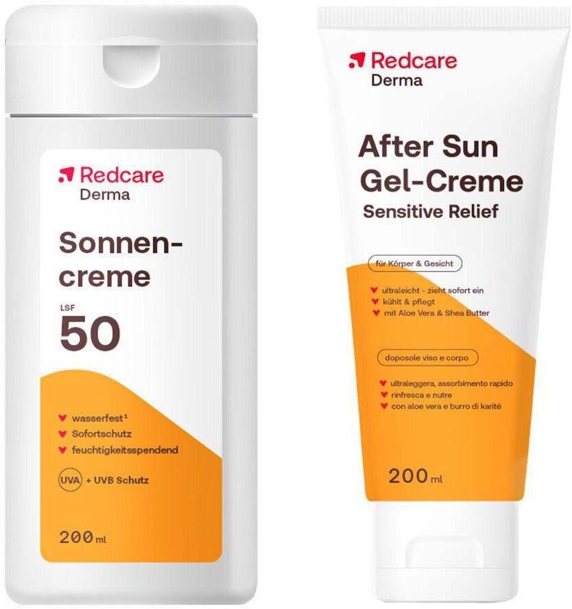 Redcare von Shop Apotheke Redcare Sun Sonnencreme LSF 50 + After SUN GEL 200+200 ml