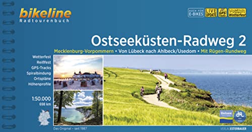 Esterbauer Verlag - Ostseeküsten-Radweg / Ostseeküsten-Radweg 2: Mecklenburg-Vorpommern. Von Lübeck nach Ahlbeck /Usedom. Mit Rügen-Rundweg. 695 km, wetterfest/reißfest, ... LiveUpdate (Bikeline Radtourenbücher) - Preis vom 11.10.2026 03:10:56 h