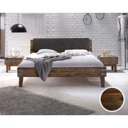 Hasena Factory-Line Massivholzbett Gola/Varus 160x200 cm / braun