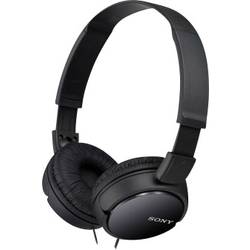 Sony MDR-ZX110AP On Ear Kopfhörer kabelgebunden Schwarz Faltbar, Headset MDRZX110APB.CE7