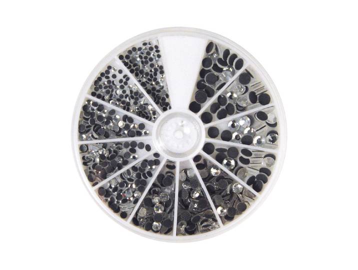 Rayher Hotfix-Strasssteine Grössenmix 2-5 mm 580 Stück