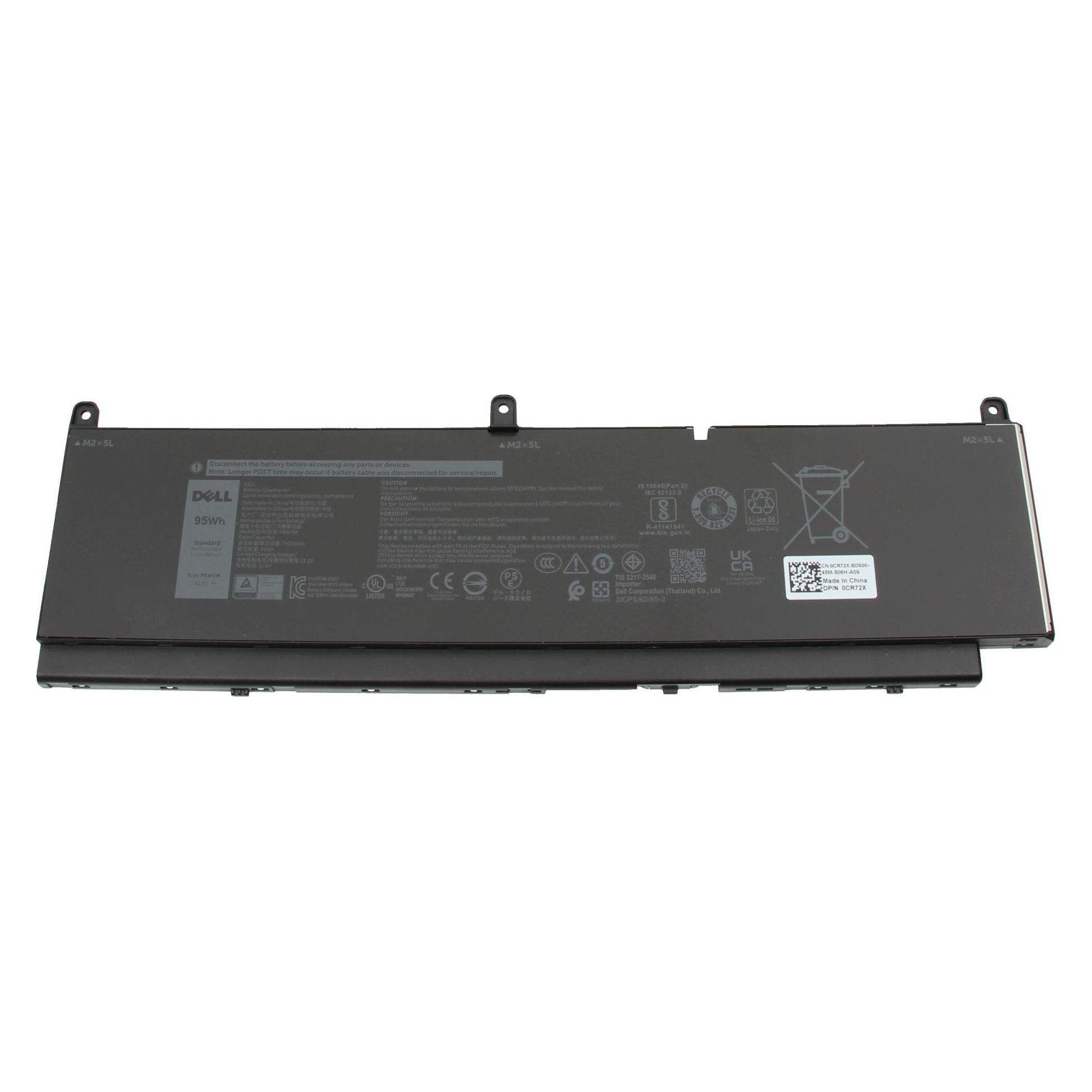 Dell BTRY,PRI,95WHR,6C,LITH,SMP (6 Zellen, 7922 mAh) (68ND3)