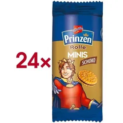 DeBeukelaer Prinzen Rolle Doppelkekse »Minis Schoko« Portionspackungen je 5 Kekse 24 Stück