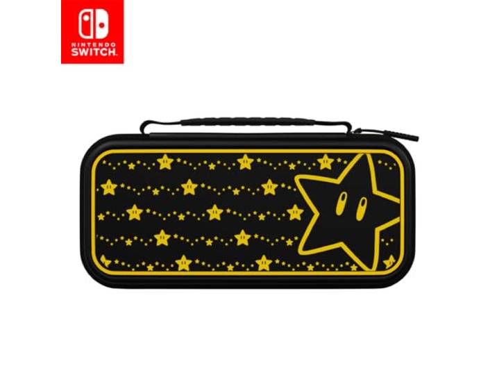 PDP Travel Case Plus GLOW: Super Star, For Nintendo Switch, Nintendo Switch Lite, Nintendo Switch - OLED Model