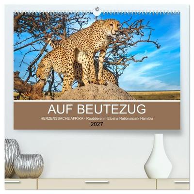 AUF BEUTEZUG (hochwertiger Premium Wandkalender 2027 DIN A2 quer), Kunstdruck in Hochglanz