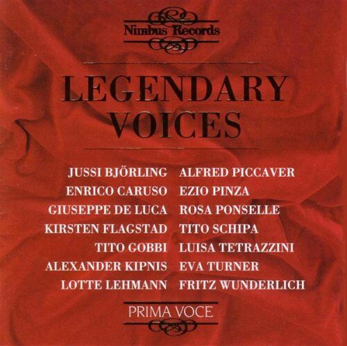 Jussi Björling - Legendary Voices - Preis vom 30.09.2026 09:01:18 h