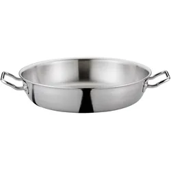 Küchenprofi Servierpfanne XL hoch 28 cm, Pfanne + Kochtopf, Silber