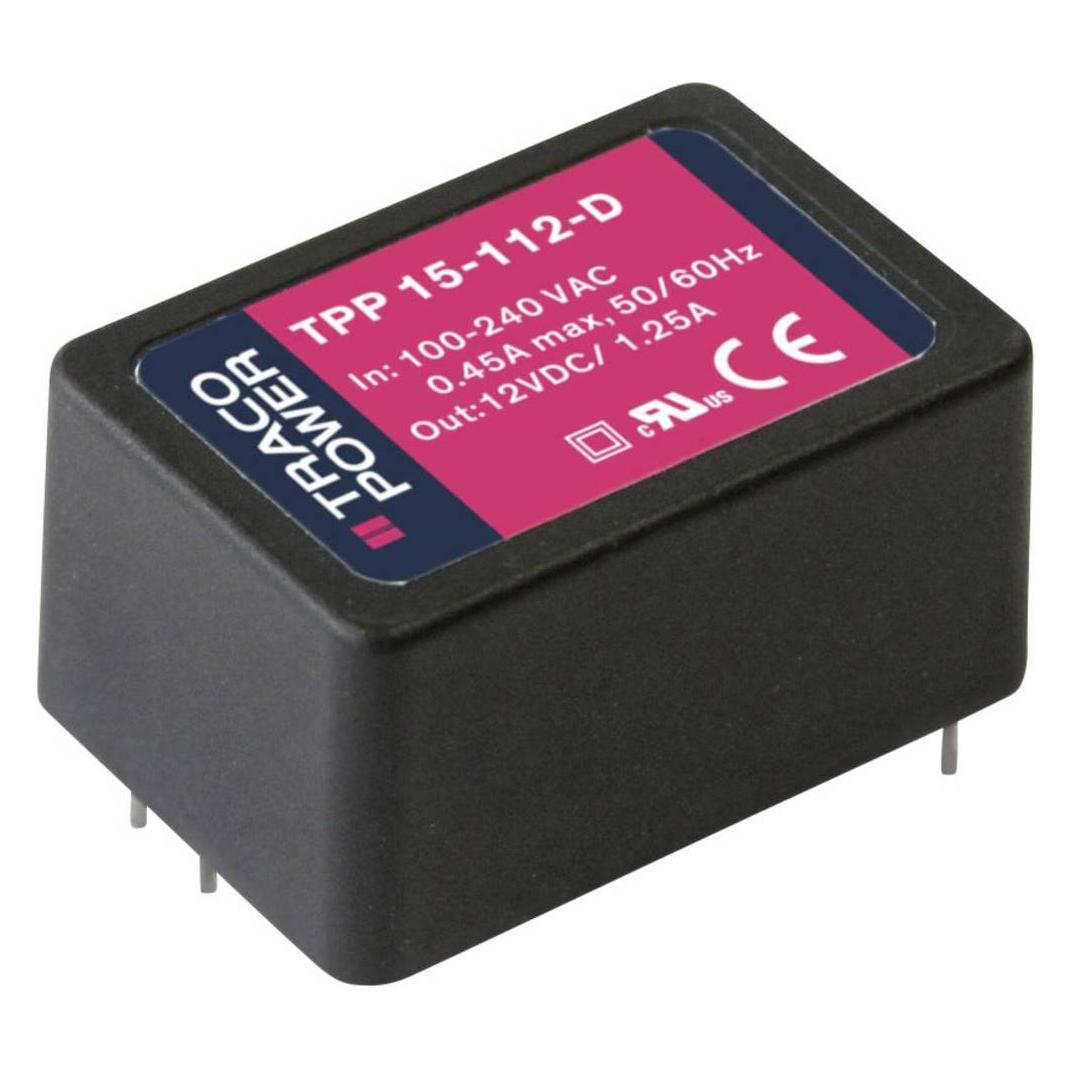 TracoPower AC/DC-Schaltnetzteil, TPP 15-Serie (TPP 15-115-D)