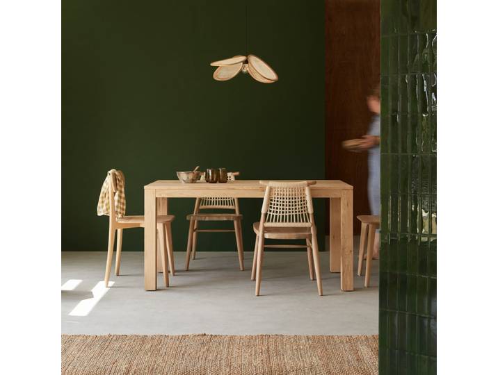 Esstisch Eden aus massiver Eiche 150x75 - Natur