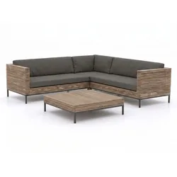 ROUGH-D Ecklounge-Set 4-teilig 5-Sitzer