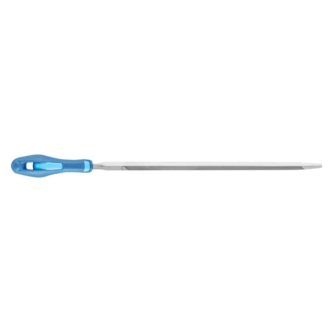 Pferd Dreikant-Sägefeile extra schmal Einhieb 2 inkl. Ergonomie-Feilenheft (150 mm) (11277157)