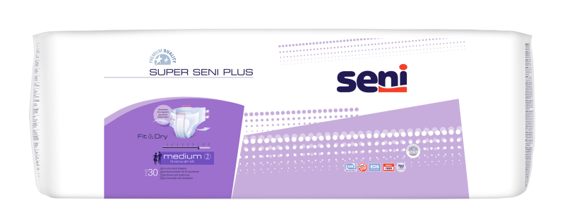 Seni Super Plus Medium - 3 paquets de 30 protections
