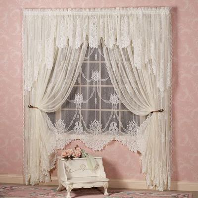Touch of Class Garland Lace Curtain Panel, 56 x 84, Gold