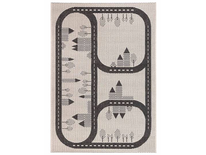 Kinderteppich CABANE - Streets , schwarz, B:120cm H:3mm L:170cm, Polypropylen (PP), PRIMAFLOR-IDEEN IN TEXTIL, Teppiche, Kinderteppich, Flachgewebe, Strassen-Spiel-Teppich, In- und Outdoor geeignet