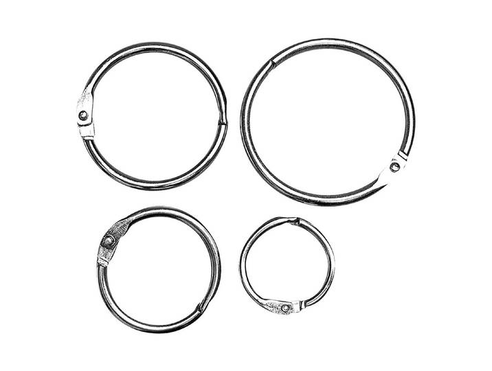 Rayher Metallringe zum Öffnen ⌀ 2.5 cm 10 Stück