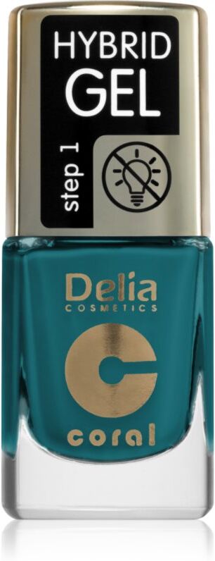 Delia Cosmetics Coral Nail Enamel Hybrid Gel gel nail polish shade 149 11 ml