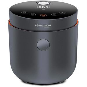 Rommelsbacher Reiskocher Risa MRK 500, 1,5 Liter, 500 Watt, mit Warmhaltefunktion, schwarz