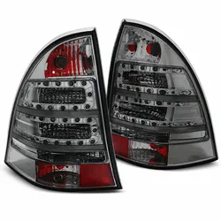 LED-Rückleuchten passend für Mercedes-Benz C-Klasse W203 Kombi 2000–2007 | Smoke