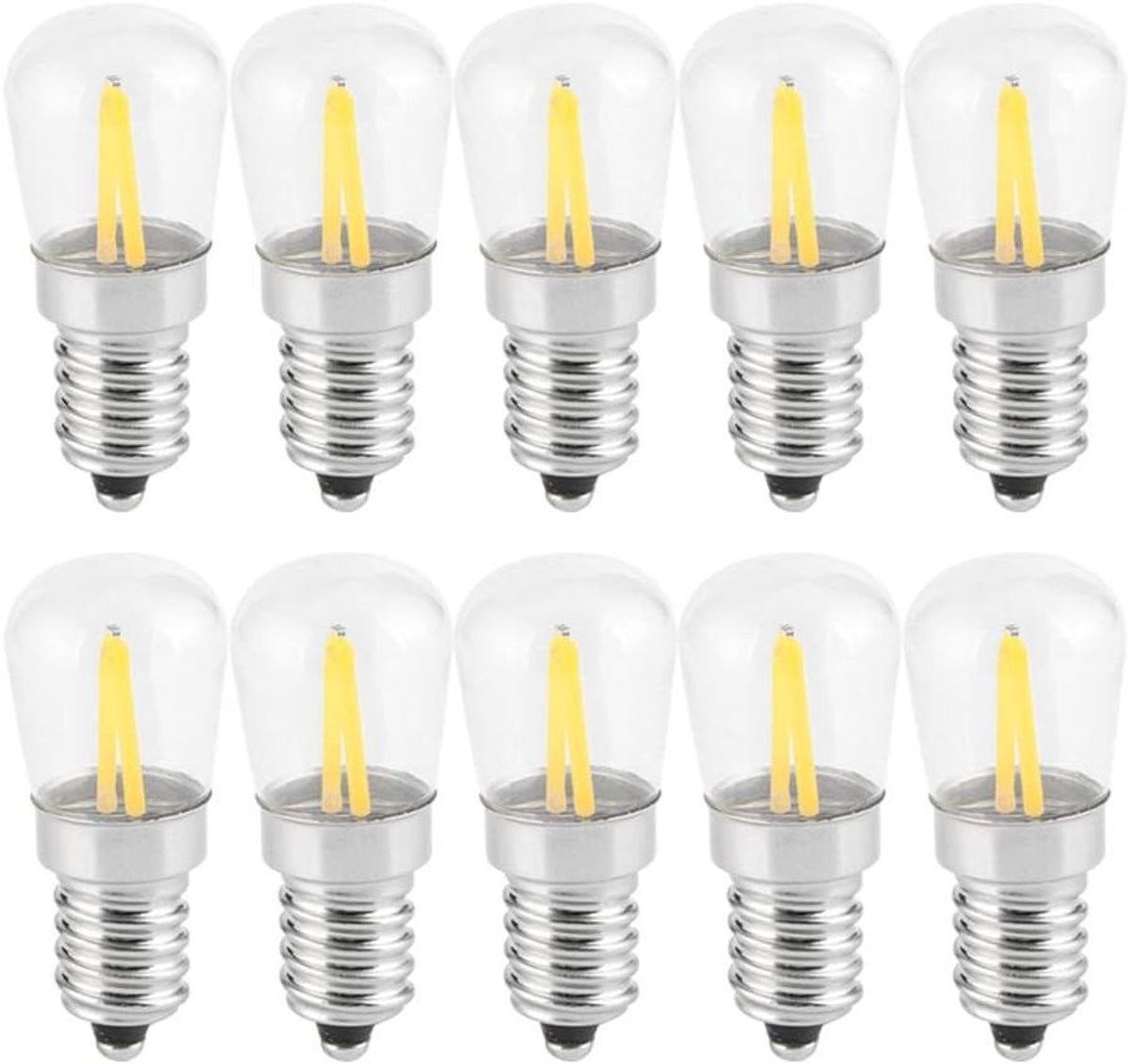 Led Kaarslamp Mini Lampje Sfeerverlichting Warm Wit 1.5W E14 Fitting