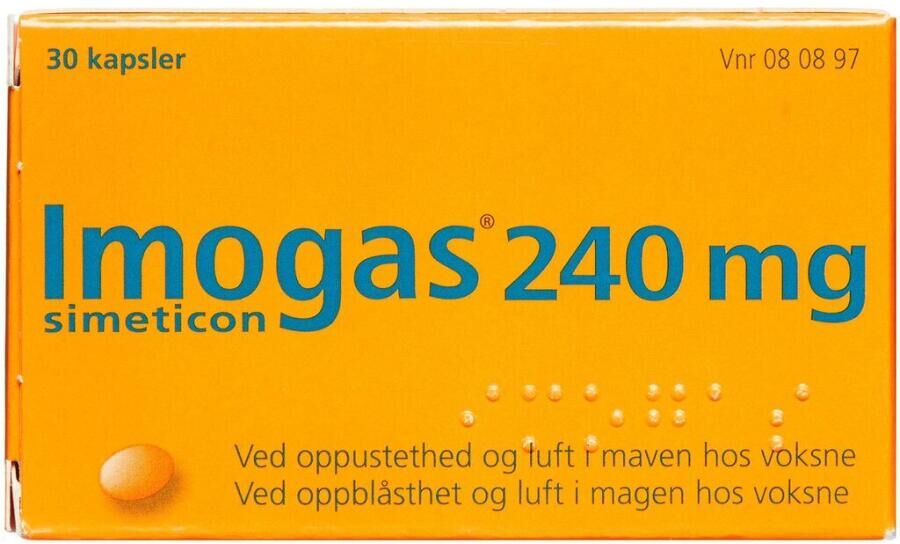 Imogas 240 mg 30 stk Kapsler, bløde