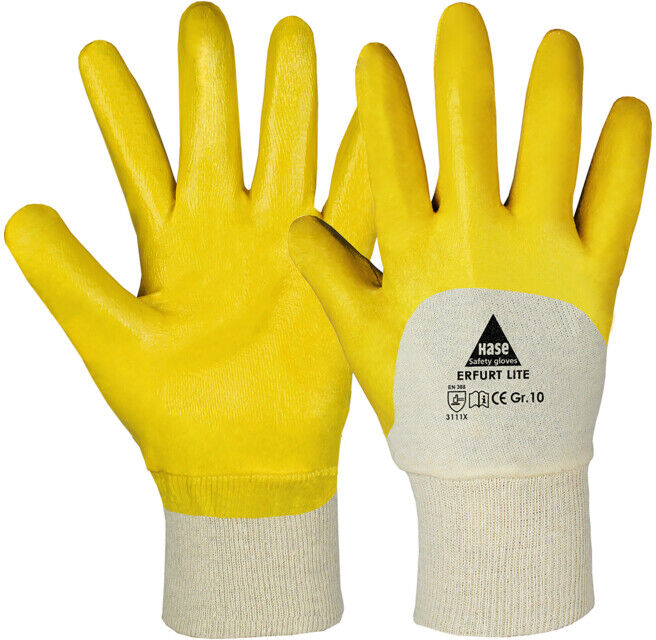 Hase Erfurt Lite Gant en nitrile en coton Taille 9 (901400-9)