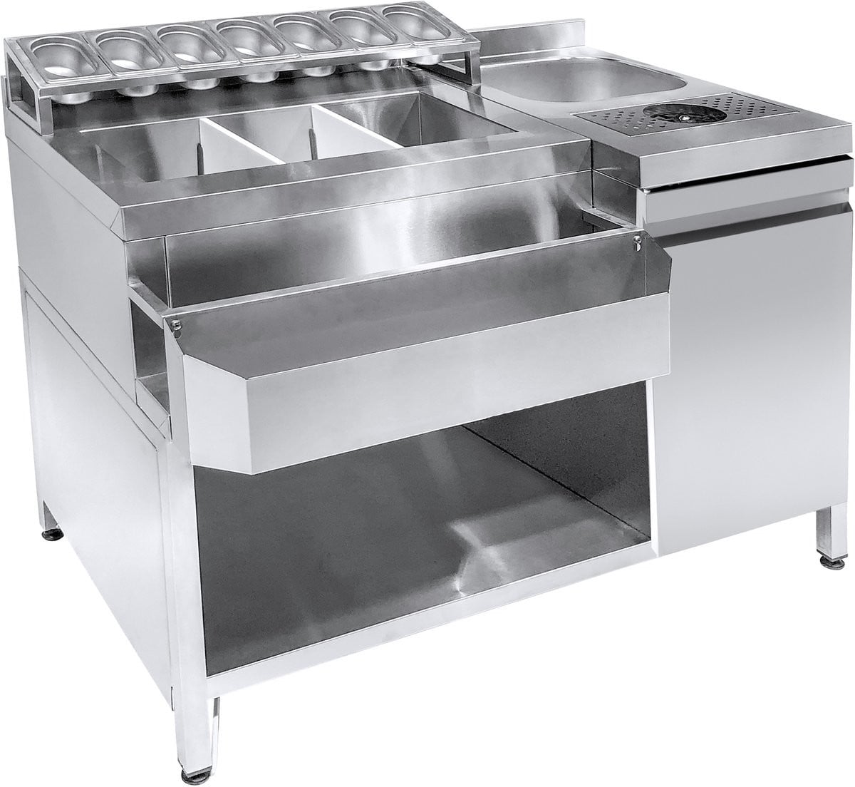 Combisteel Cocktail Bar Station 1340 - 7083.0035 voor professioneel gebruik
