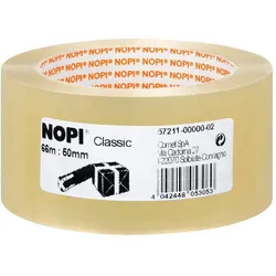 NOPI Packband Classic transparent 50,0 mm x 66,0 m 1 Rolle