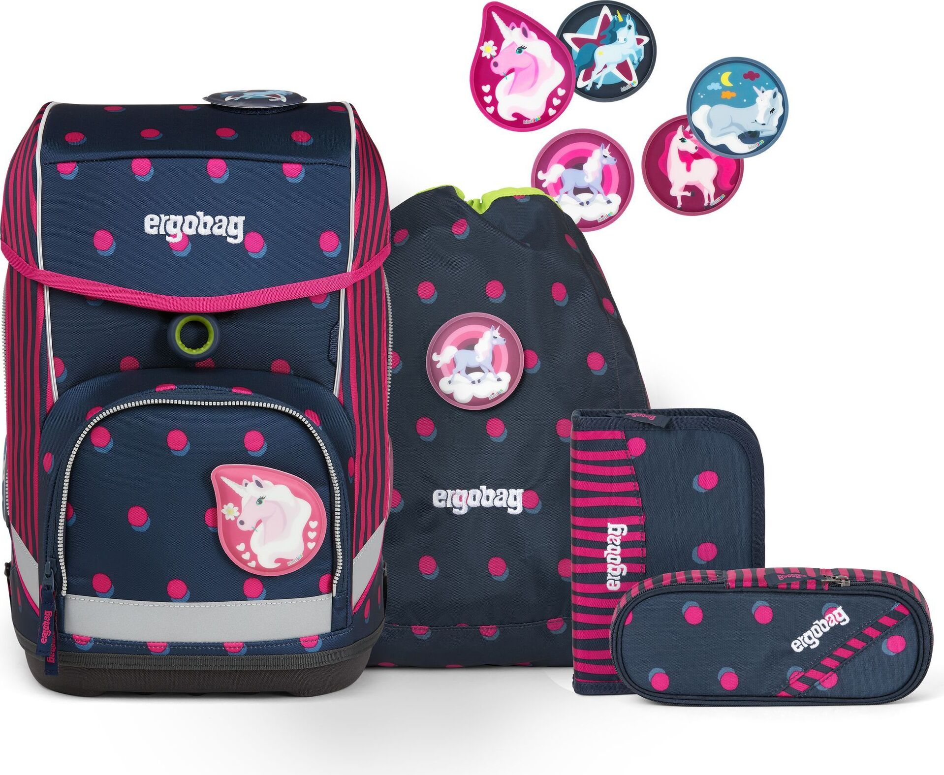 Ergobag Cubo Schulranzen-Set Schubi Dubär (5-tlg.)
