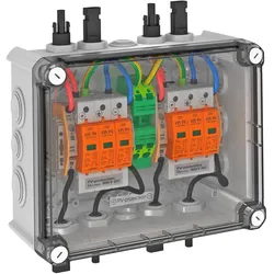 OBO Bettermann, Überspannungsschutz, VG-BC900S11 PV-Systemlösung im Gehäuse 2x1 PV-String auf 2 WR-MPP+900V
