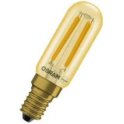 Osram E14 LED Vintage 1906 T26 40 Filament Lampe 4,8W wie 40W 2200K extra warmweiß Bernsteinfarbe