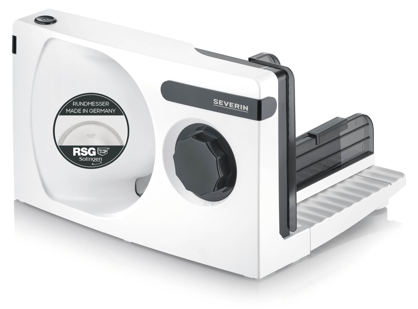 Severin AS 3912 Compacte broodsnijmachine wit/zwart