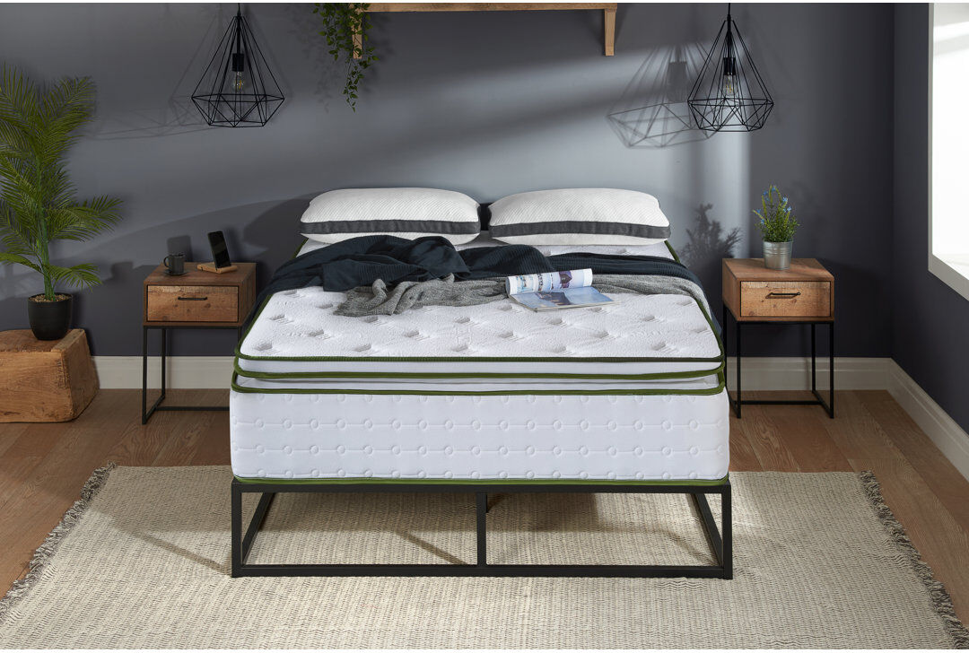 White Noise Open Coil Mattress Super King (6')