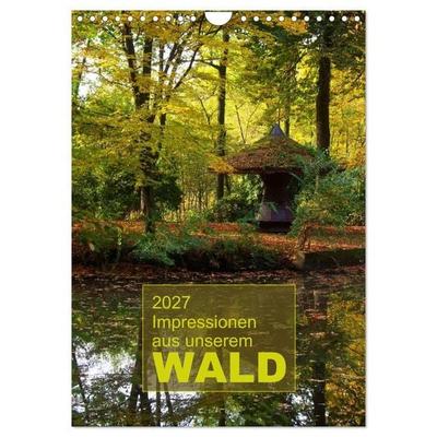Impressionen aus unserem Wald (Wandkalender 2027 DIN A4 hoch), CALVENDO Monatskalender