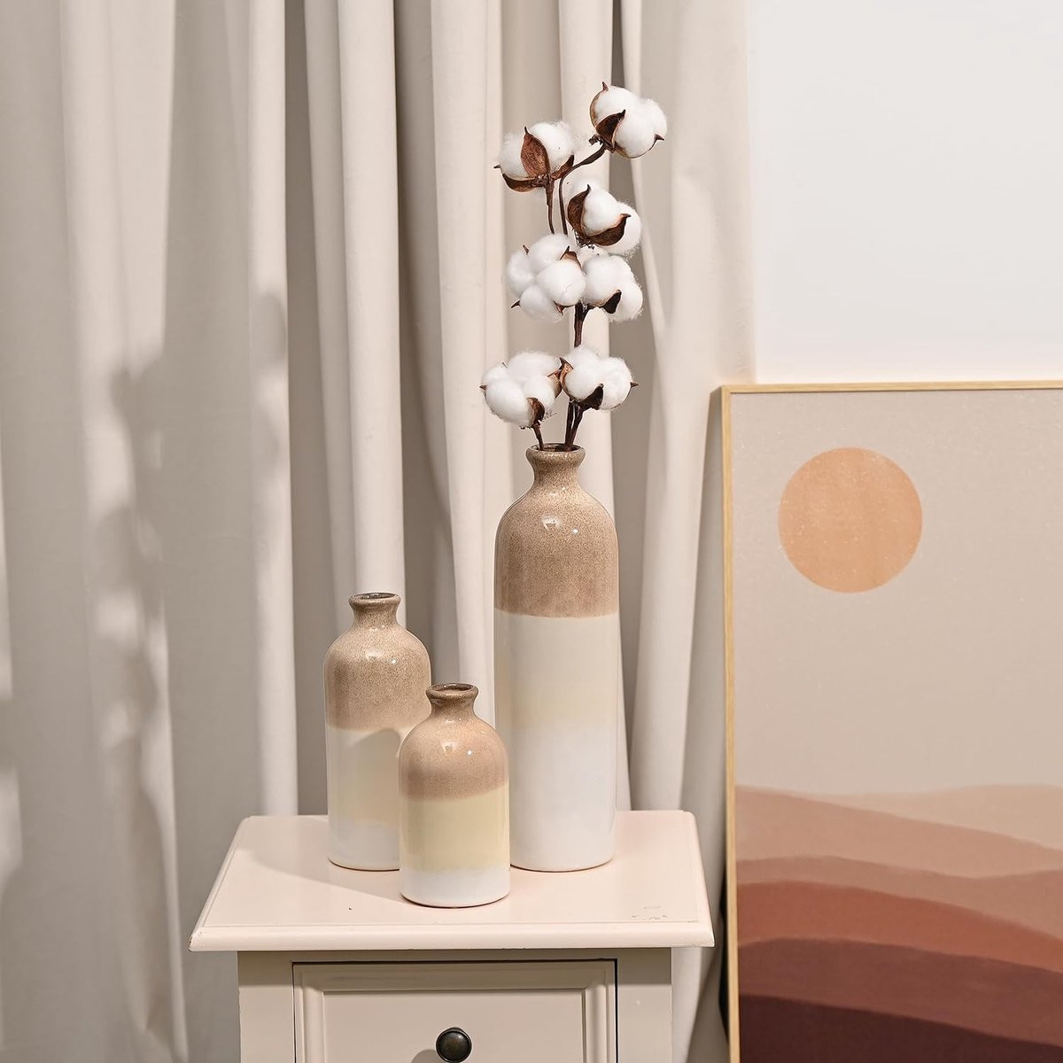 Keramische vaas voor moderne woondecoratie