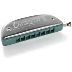 Hohner Chrometta 8 C Color Edition (Mundharmonika, Chromatisch), Blasinstrumente