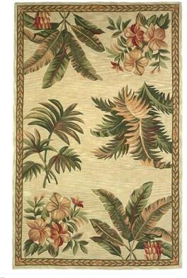 Domani Classics Mid-Century Tropics Hand-Tufted Wool Rug
