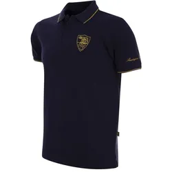 Copa Football, Herren, Fussballtrikot, AS Roma Heritage Polo Blu (M), Blau